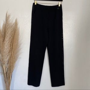 St. John Sport by Marie Gray Knit Track Pants Sz S